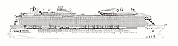 Odyssey of the Seas deck plan profile