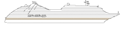 Seabourn Encore deck plan profile