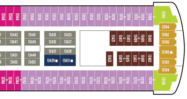 Where can you view the deck plan for a Carnival Breeze cruise ship?