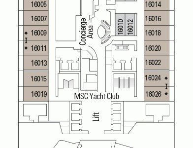 MSC Virtuosa Cabin 16018