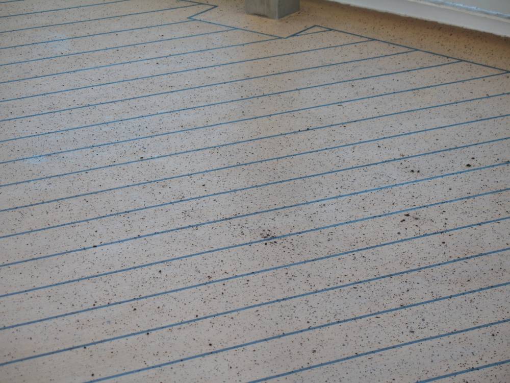 Ash on balcony